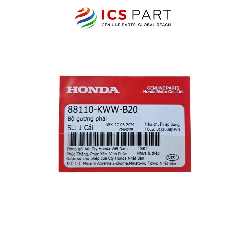 Bộ Gương Phải HONDA Wave S / Rs / Rsx (88110KWWB20)