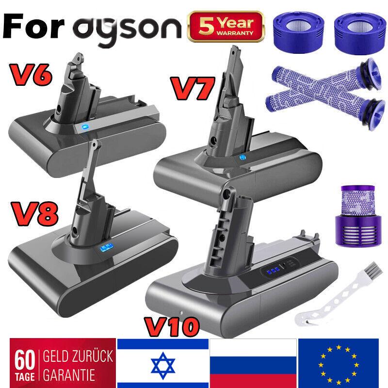 6000mAh cho Pin Sony dành cho Máy hút bụi Dyson V6 V7 V8 V10 Bateria SV10 SV11 SV12 SV09 Màu sắc: V6 6000mAh