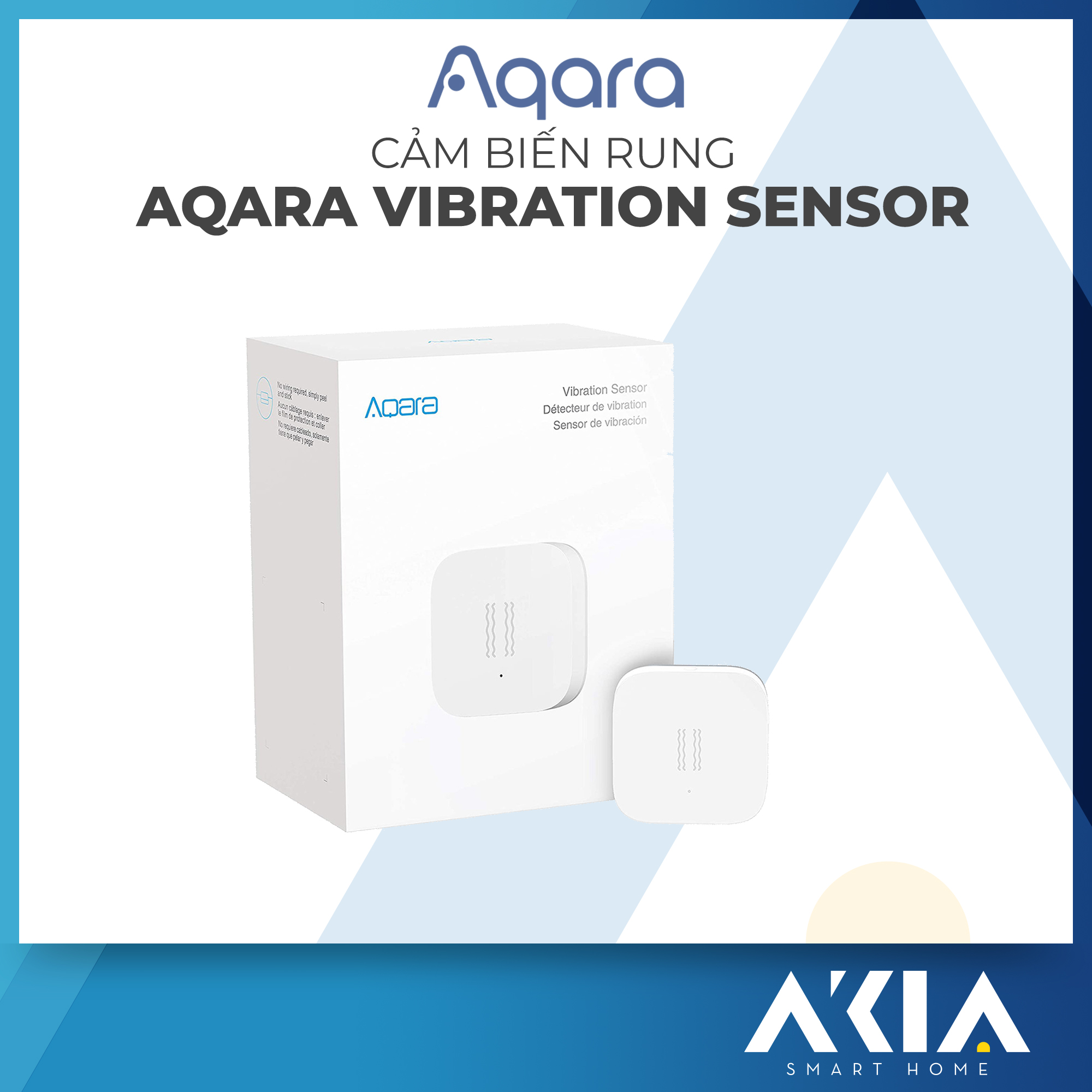 Cảm biến rung Aqara vibration sensor DJT11LM, hỗ trợ Apple HomeKit