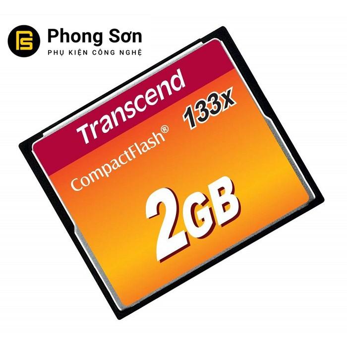 Thẻ nhớ Transcend CF 2GB (133x Speed) Hàng nhập khẩu