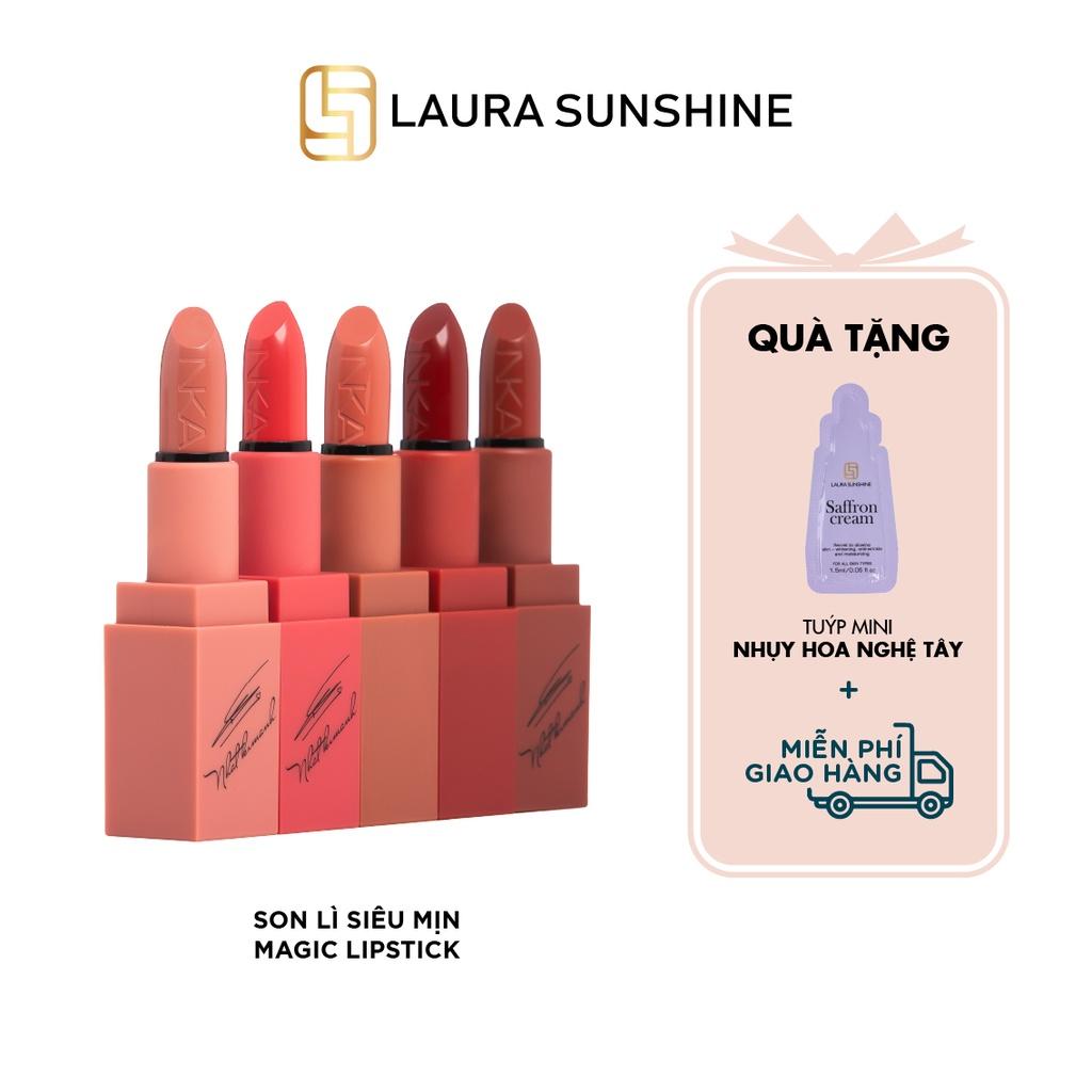 Son lì siêu mịn Magic Lipstick - Laura Sunshine [Tặng 1 tuýp mini NHỤY HOA NGHỆ TÂY