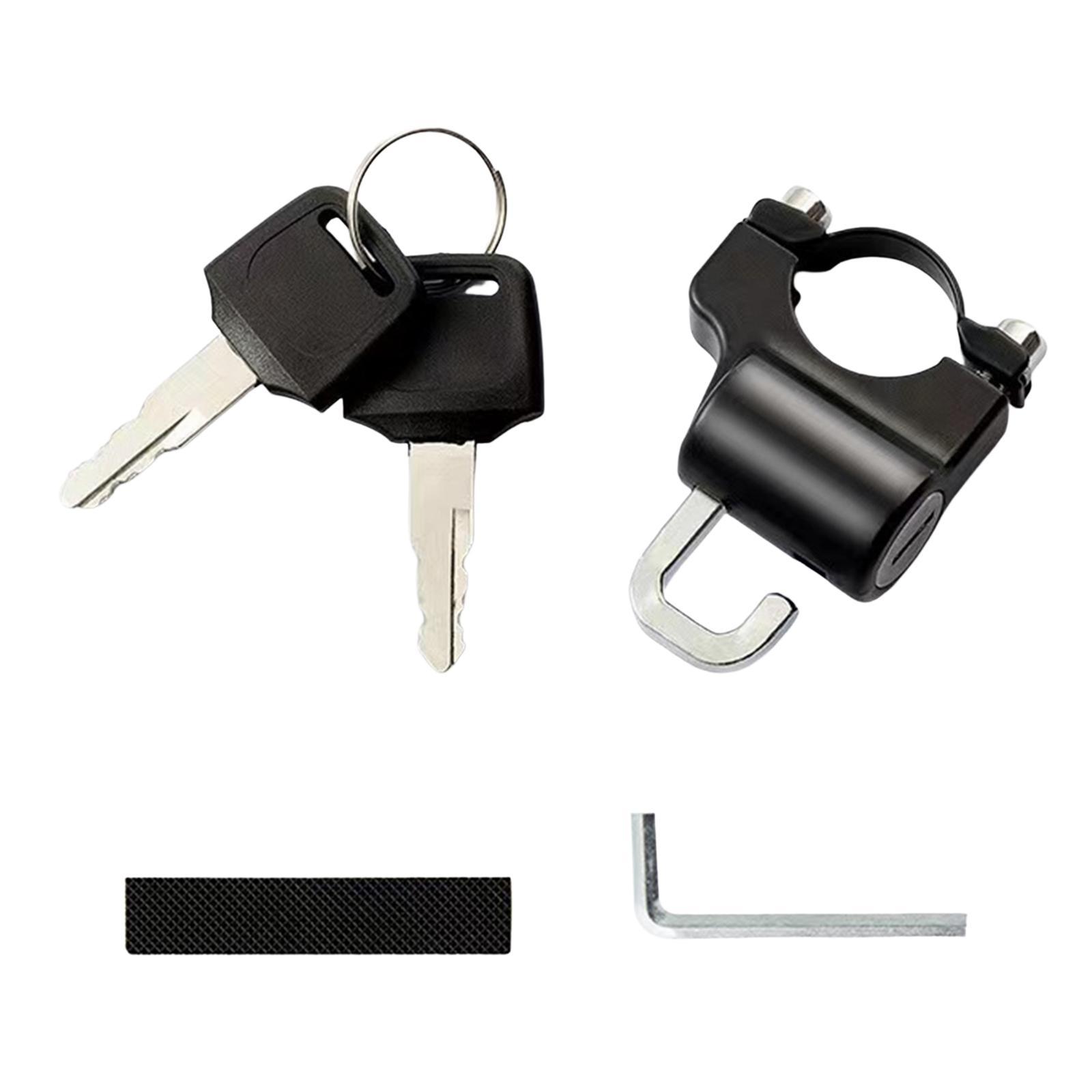 Motorcycle Hook Lock Easy to Install Anti for Street Bike