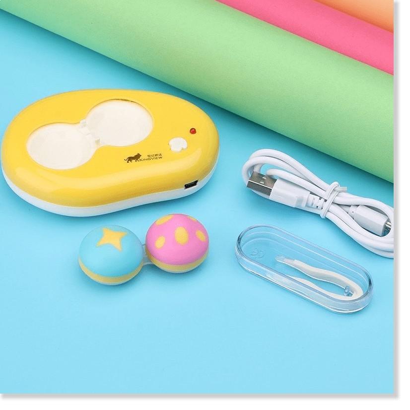 Máy rửa lens pin và usb chạy điện - vịt - nấm - trơn ko hình tự động loại bận bẩn