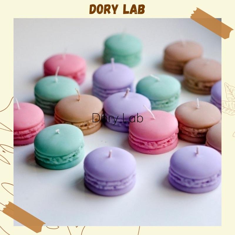 Nến Thơm Bánh Macaron Mini 1 Màu Xinh Xắn, Phụ Kiện Decor Chụp Ảnh - Dory Lab