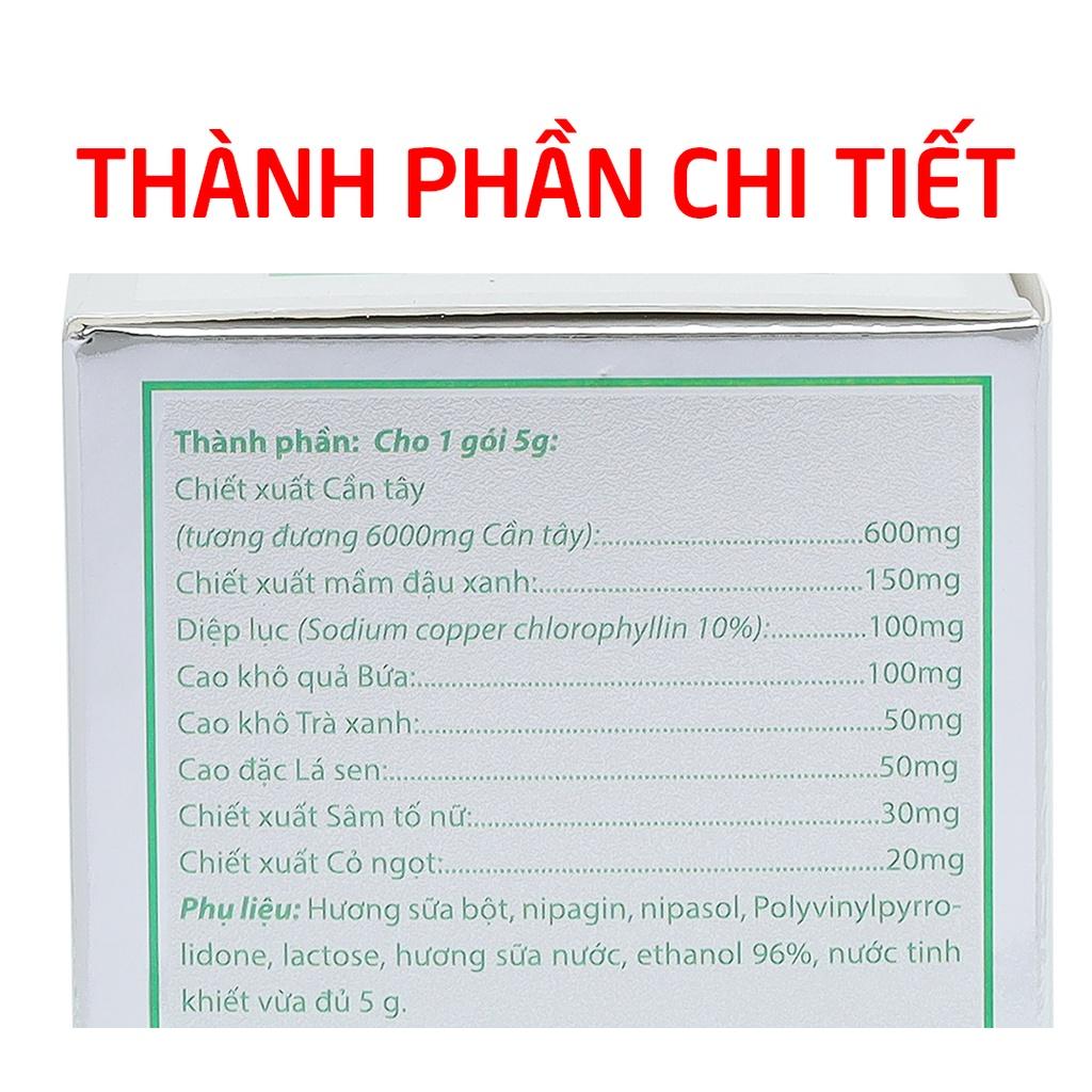 Cốm SitoRoxtech Cần tây Diệp lục, cao khô quả bứa, trà xanh - Hộp 30 gói - Giảm hấp thu chất béo -hạn chế mỡ máu