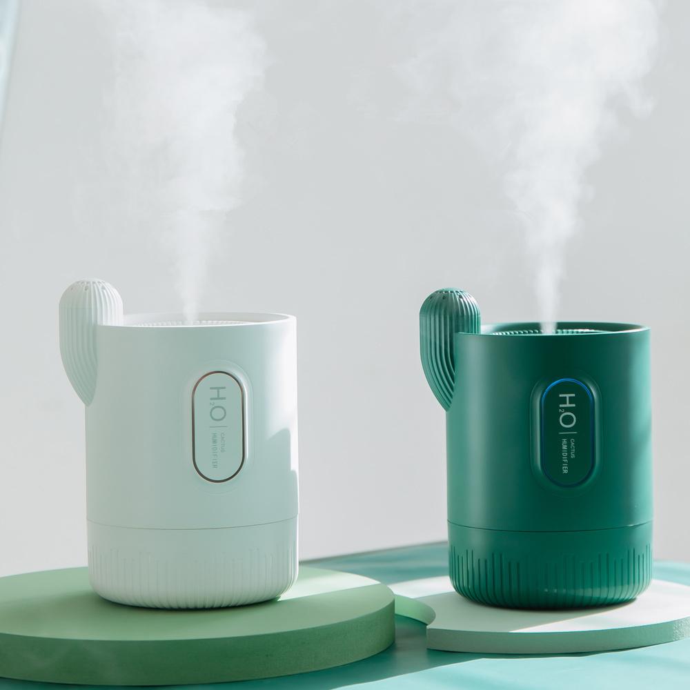 Không dây Xương Rồng Máy Tạo Độ Ẩm Không Khí H2O Di Động Siêu Âm Hương Thơm Khuếch Tán 2000mAh Pin Tinh Dầu Humidificador Cho Nhà Xe Ô Tô