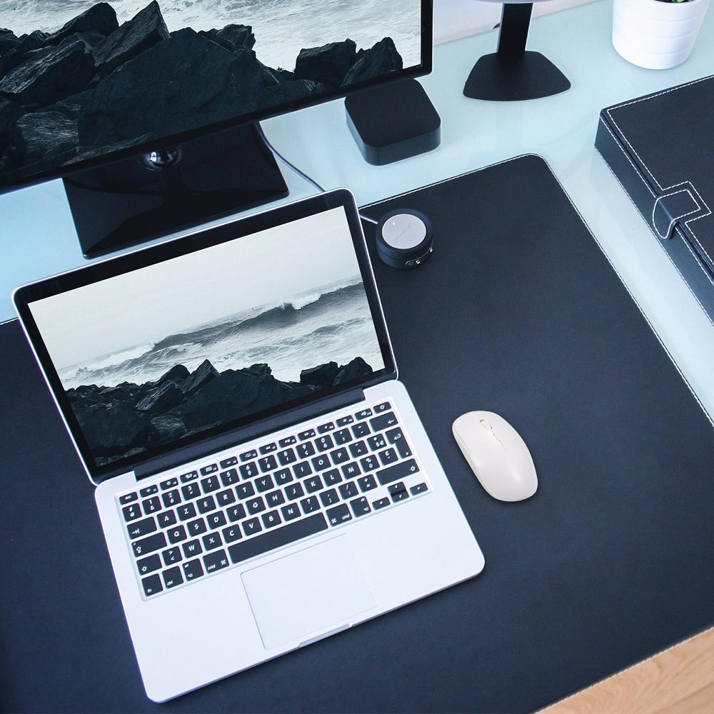 Chuột không dây 2.4G 1600DPI Chuột quang có thể sạc và di động với đầu thu USB 4 nút dành cho máy tính xách tay PC