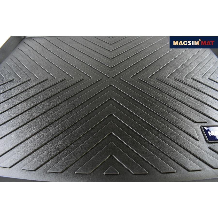 Thảm lót cốp xe ô tô VOLKSWAGEN TIGUAN nhãn hiệu Macsim chất liệu TPV cao cấp màu đen