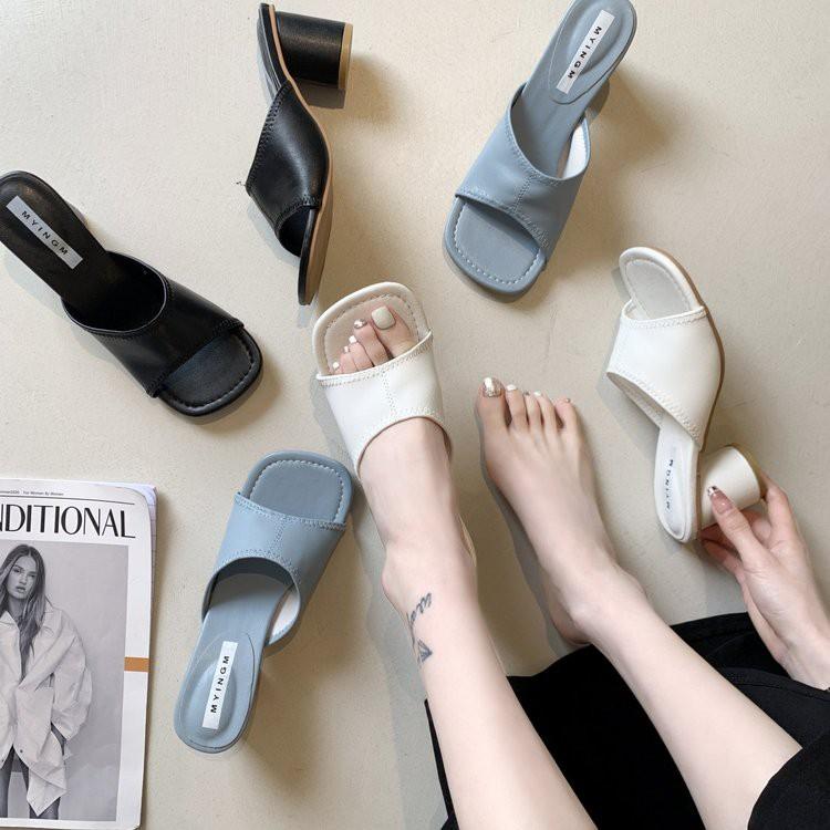 Xăng đan Cao Gót Phong Cách Hàn Quốc Thanh Lịch Dành Cho Nữ