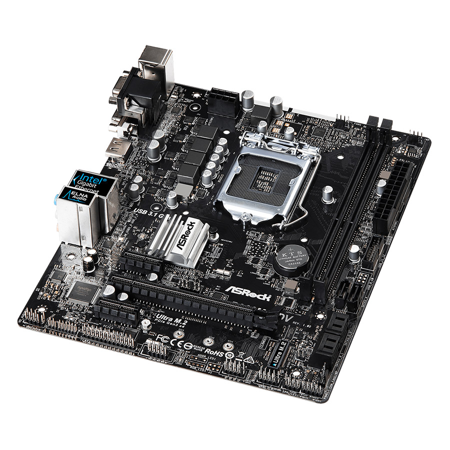 Bo Mạch Chủ Mainboard ASRock B360M HDV Socket 1151 - Hàng Chính Hãng