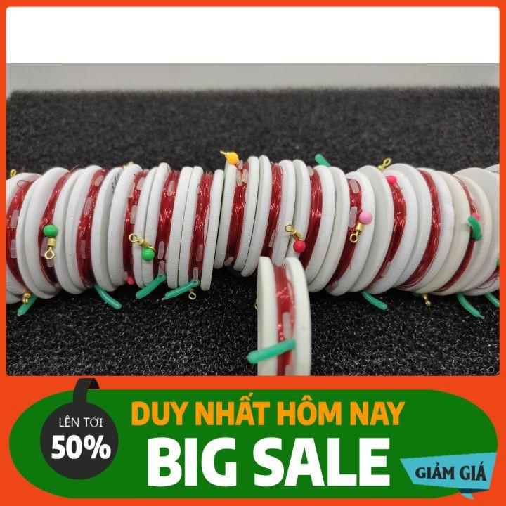 Thẻo cước câu cá//Dây trục câu đài buộc sẵn, Thẻo cước câu cá buộc sẵn câu đơn, câu đài