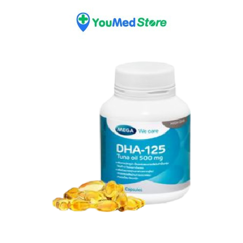 Dầu Cá Ngừ DHA-125 30 Viên - bổ sung DHA, bổ não, sáng mắt