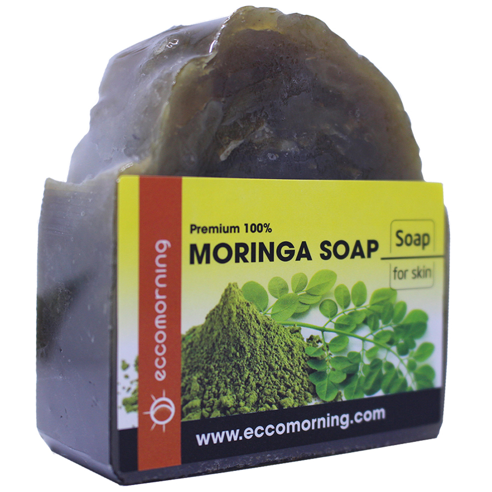 Xà Bông Chùm Ngây Thiên Nhiên Handmade eccomorning - Moringa Soap