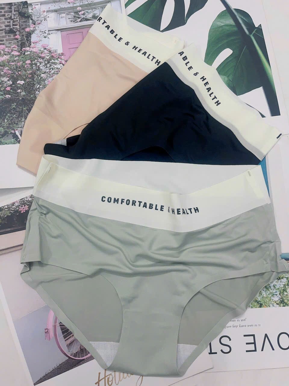 Combo 5 Chiếc Quần Lót Nữ, Quần Lót Nữ Cạp Thấp Comfortable&amp;Health, Quần Chip Nữ Cao Không Đường May