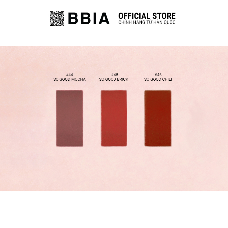 Son Kem Lì Bbia Last Velvet Lip Tint - Dusk Edition (3 màu) 5g