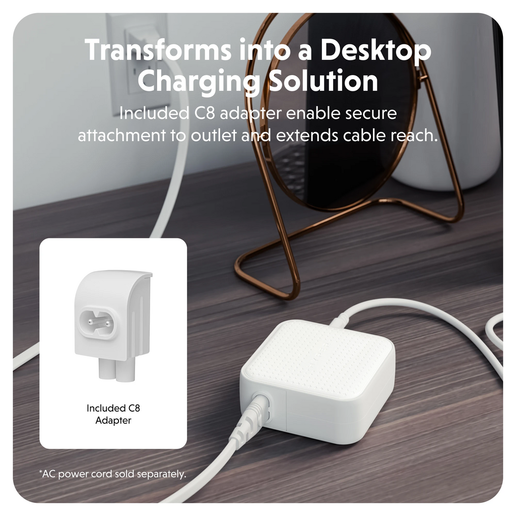 Sạc Nhanh HyperJuice Travel Charger 70W USB-C GaN - Sạc Đa Năng Cho Mọi Chuyến Đi, hàng chính hãng