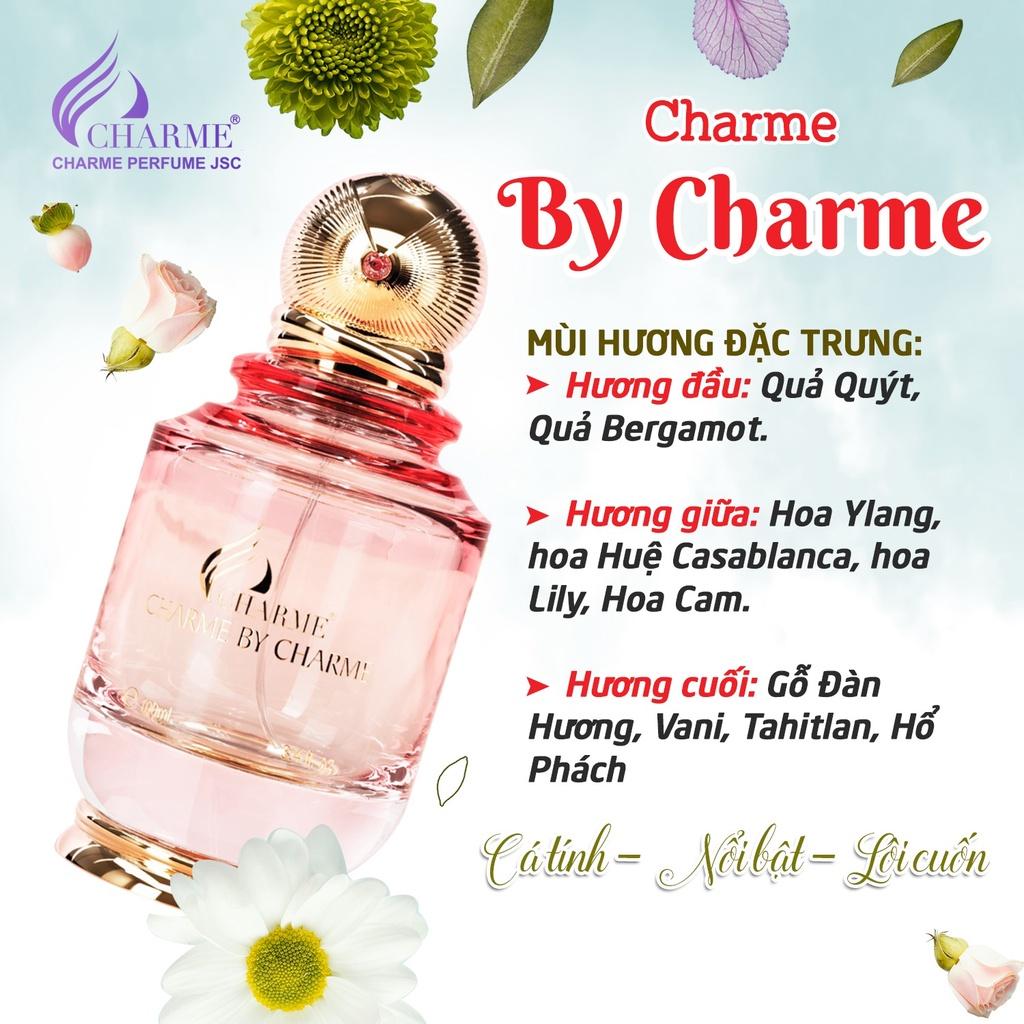 Nước hoa nữ cao cấp, lưu hương lâu, Charme By Charme, mùi hương nhẹ nhàng, thanh thoát, đầy tinh tế, 100ml