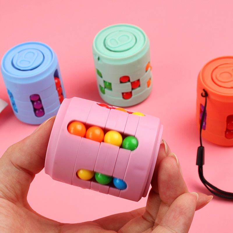 Rubik Spinner Bi Lon Nước Ngọt, Rubik Biến Thể Con Quay Hình Hạt Đậu Ma Thuật Cho Bé, Rubic Magic Bean Đẹp Mắt, Xoay Trơ