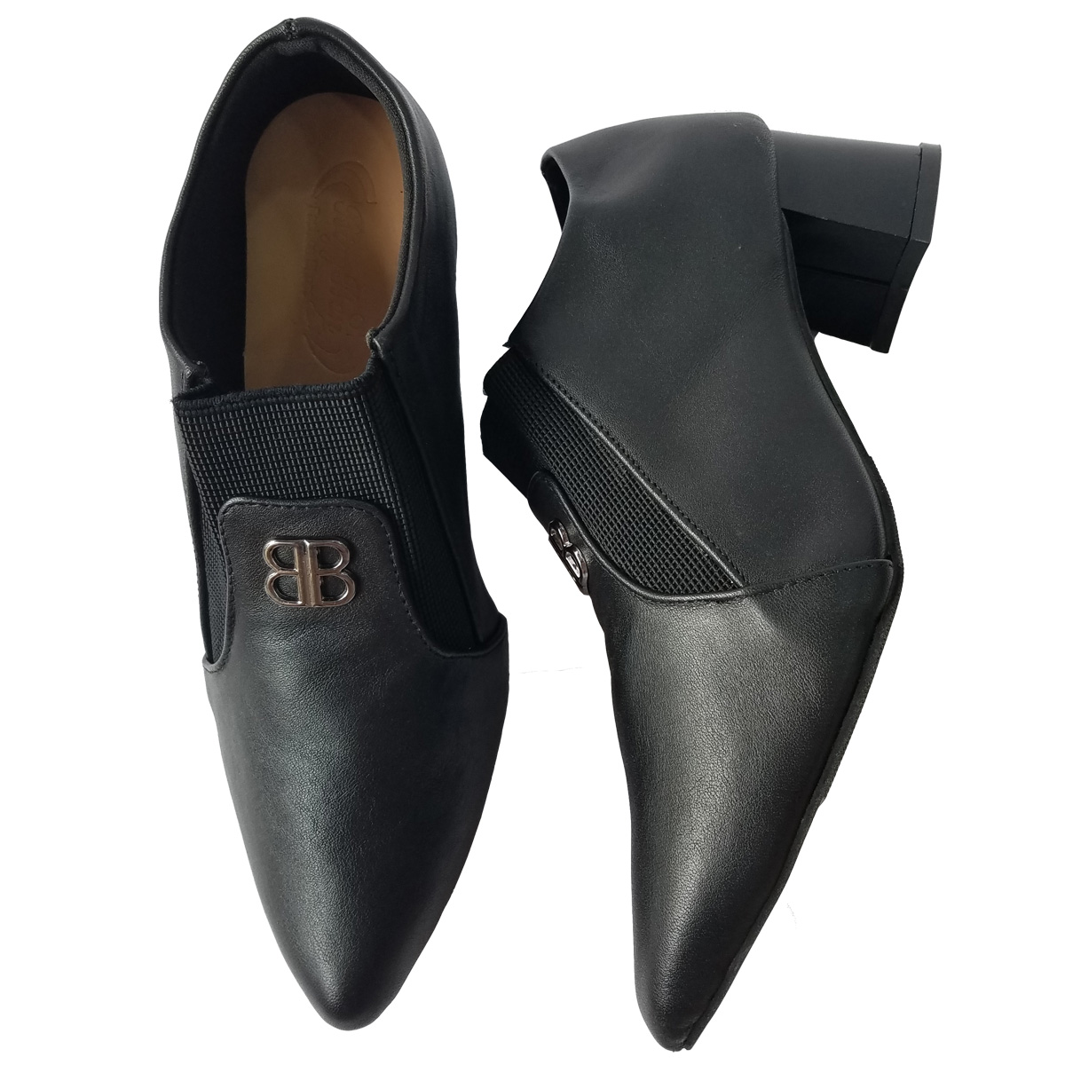 Giày Cao Gót Nữ Da Bò Thật BIGGBEN Cao 5 Phân GCG20