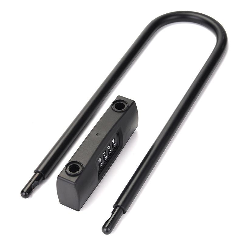 Thuận lợi nhất YF12601 mở rộng khóa cửa kính hình chữ U cửa cửa hàng khóa cửa đôi xe đạp xe máy mật khẩu khóa ổ khóa