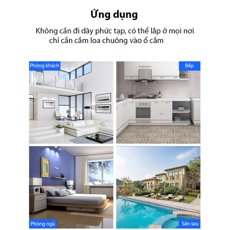 Chuông không dây không dùng pin HBM08