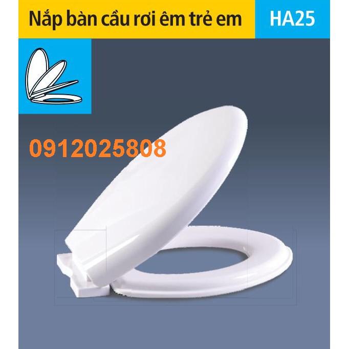 HA25 - Nắp bồn cầu trẻ em rơi êm