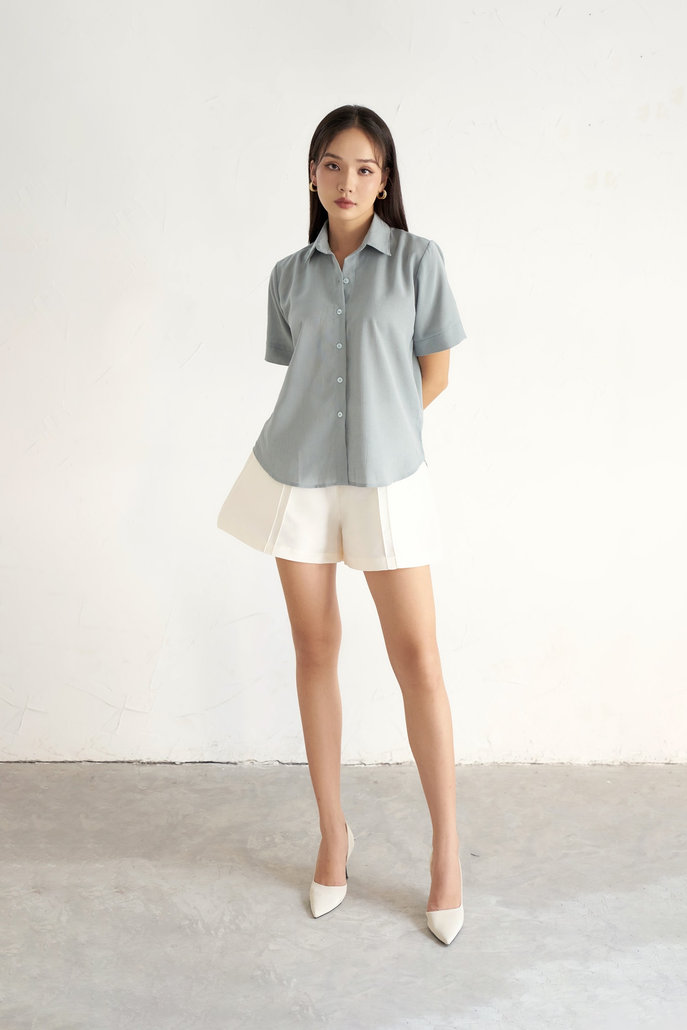 OLV - Áo sơ mi Light Mint Classic Shirt