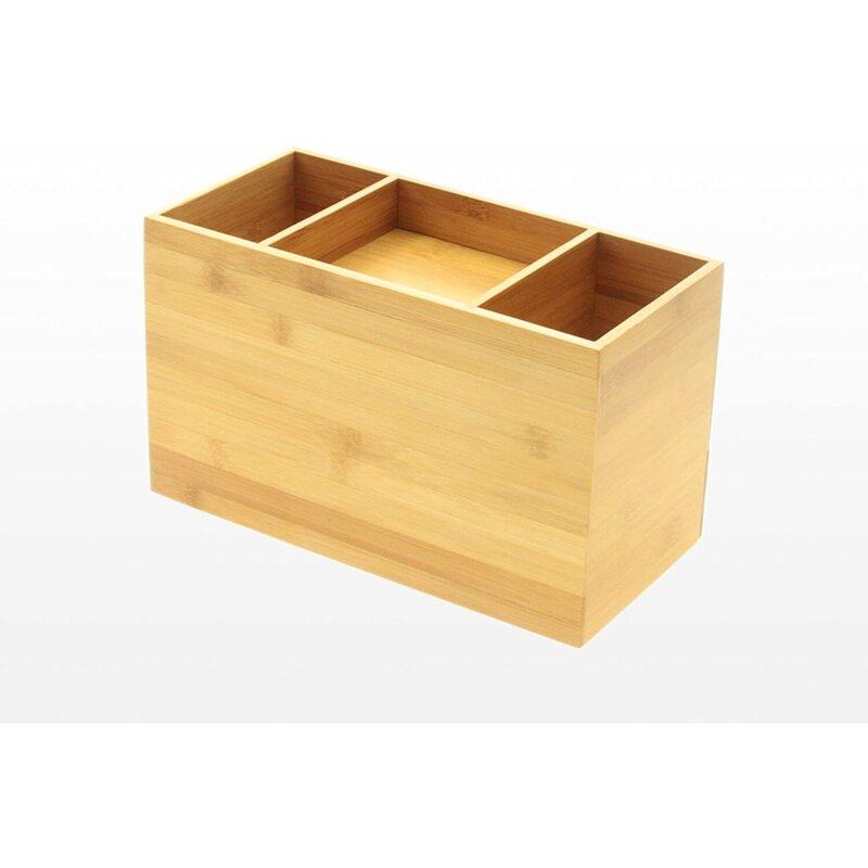 Hộp đựng đồ dùng để bàn bằng gỗ TACHI.DEOR-001 | D24 x R12 x x C15cm | Hộp gỗ đựng văn phòng phẩm | Hộp đựng mỹ phẩm