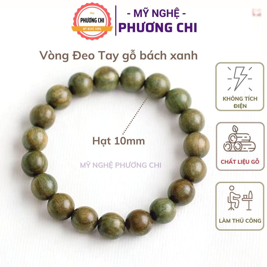 Vòng Đeo Tay Nam Nữ Gỗ Thơm Hạt 8mm, Vòng Tay Phong Thuỷ Vân Đẹp Mùi Hương Tự Nhiên | Mỹ Nghệ Phương Chi