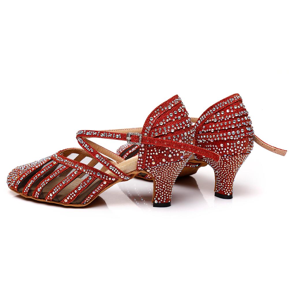 Giày khiêu vũ Latin Dkzsyim Latin Latin Đoàn Modern/Tango Dance Color: Black 3CM Shoe Size: 5