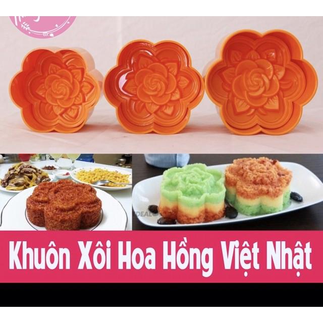 Khuôn xôi hình bông hoa hồng Đủ size