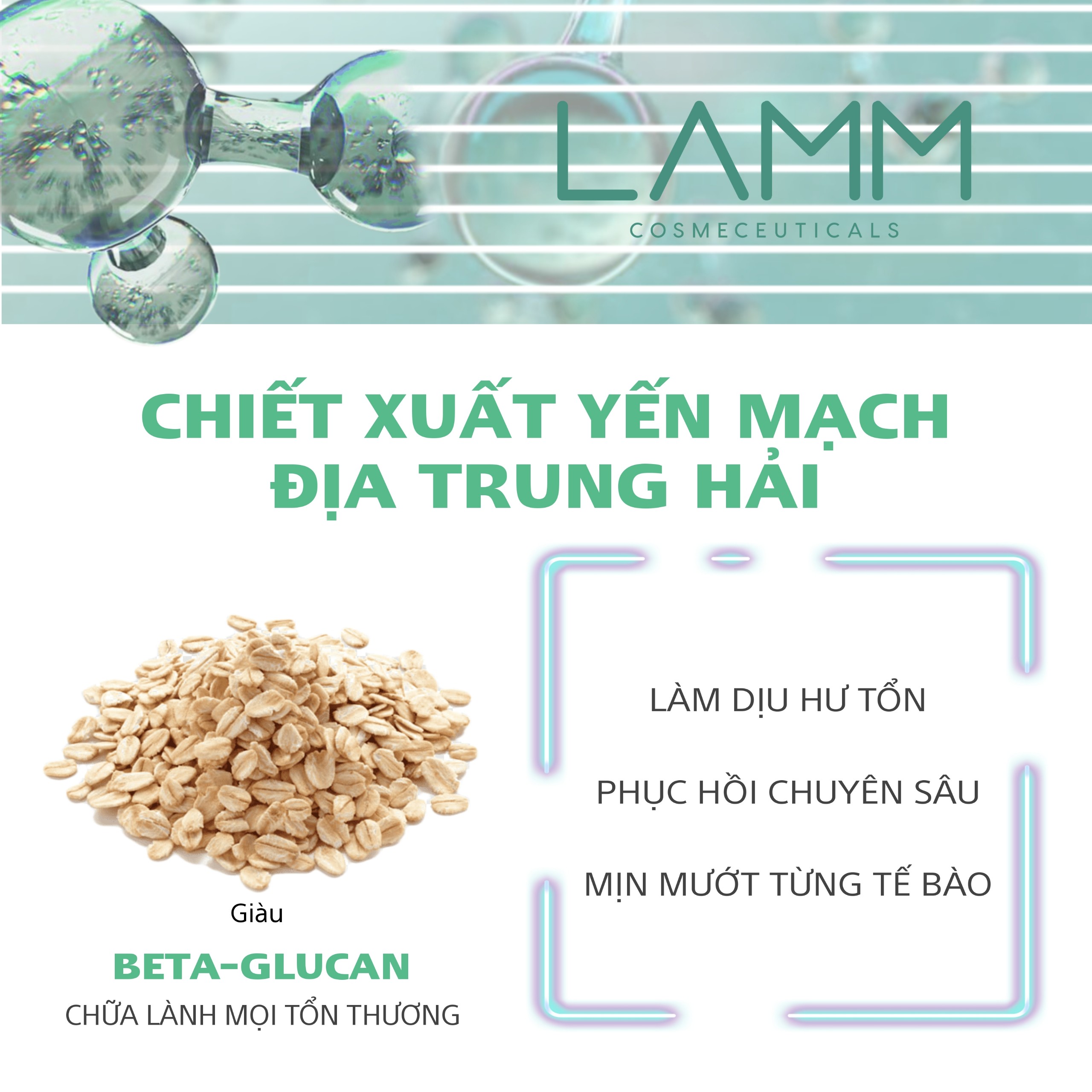 Serum siêu cấp ẩm dưỡng trắng da phục hồi se khít lỗ chân lông chiết xuất yến mạch Multi Recovery Complex Serum