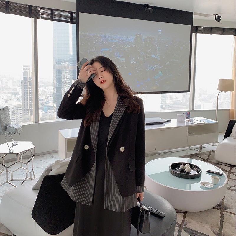 Áo Blazer nữ Form xuông chất đẹp phong cách hàn quốc mẫu mới mã ZELE454