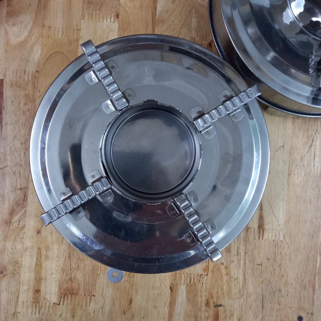 Bếp cồn Inox chất liệu dày dặn - Hàng chất lượng cao- Thanh gạt nhẹ nhàng - Giao nhanh - Không ưng đền tiền gấp 2;
