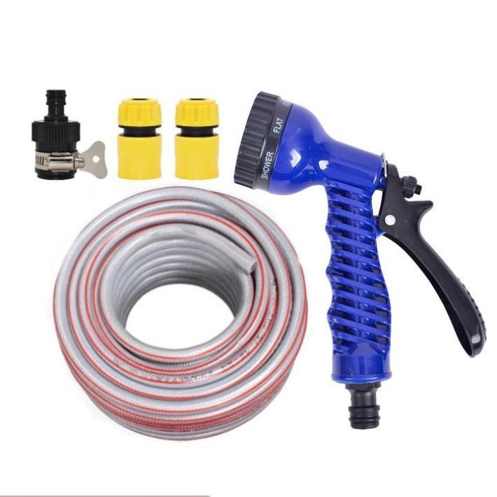 Bộ dây tăng áp 3 lần vòi xịt nước rửa xe, tưới cây loại 5m 206843 TL