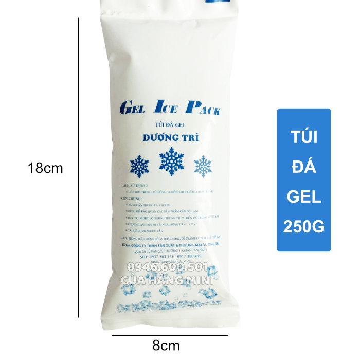 Combo 5 Túi Đá Gel 250g Đá Khô Giữ Lạnh Bảo Quan Thực Phẩm, Sữa Mẹ, Y Tế