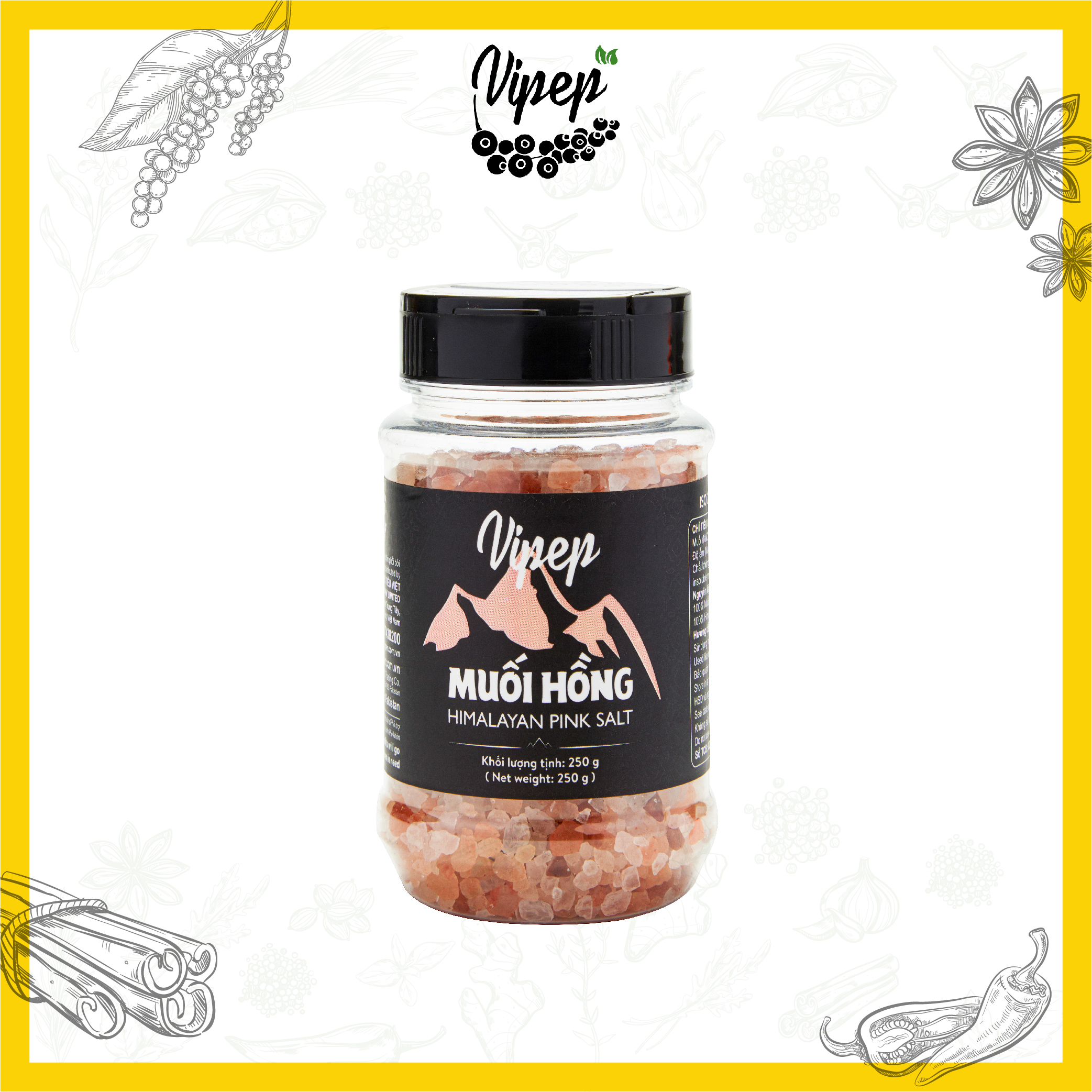 Muối Hồng Himalaya Vipep Dạng Hạt