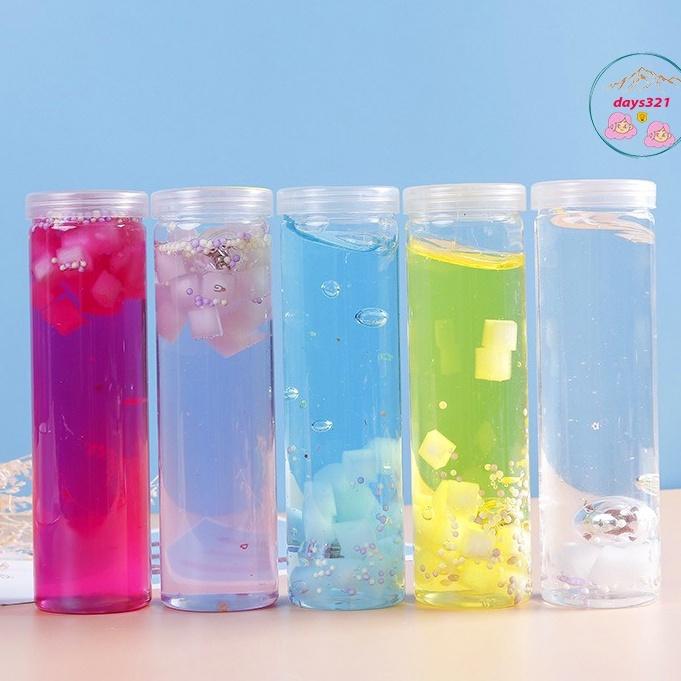 Slime cốm xốp thạch trân châu 7 màu basic slam độc đáo