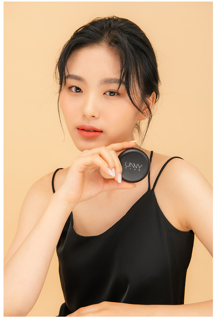 Phấn phủ kiềm dầu dạng nén Unny Club Full Cover Pore Pact 5g (mẫu mới) - thương hiệu Unny Club