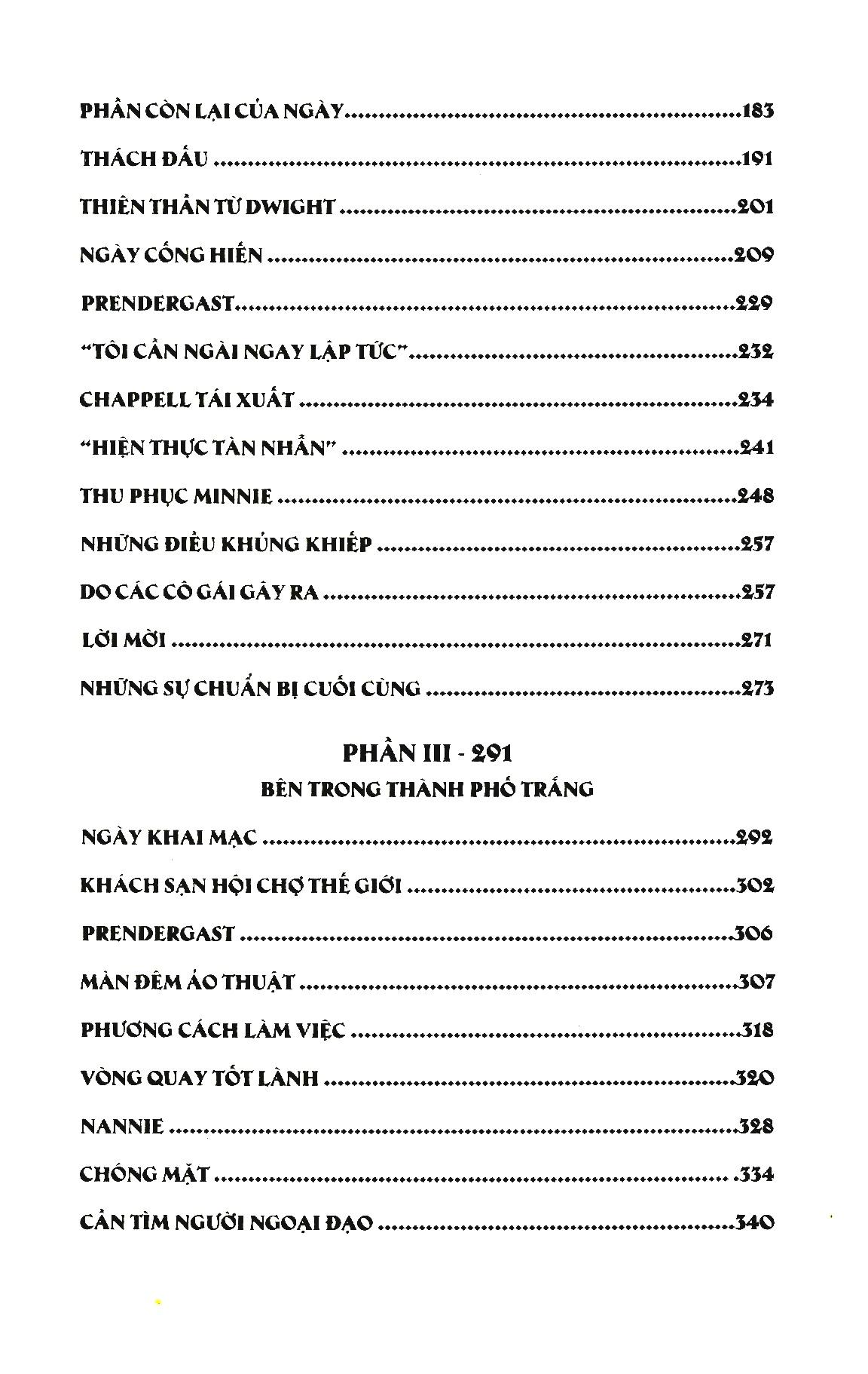 Ác Quỷ Thành Phố Trắng