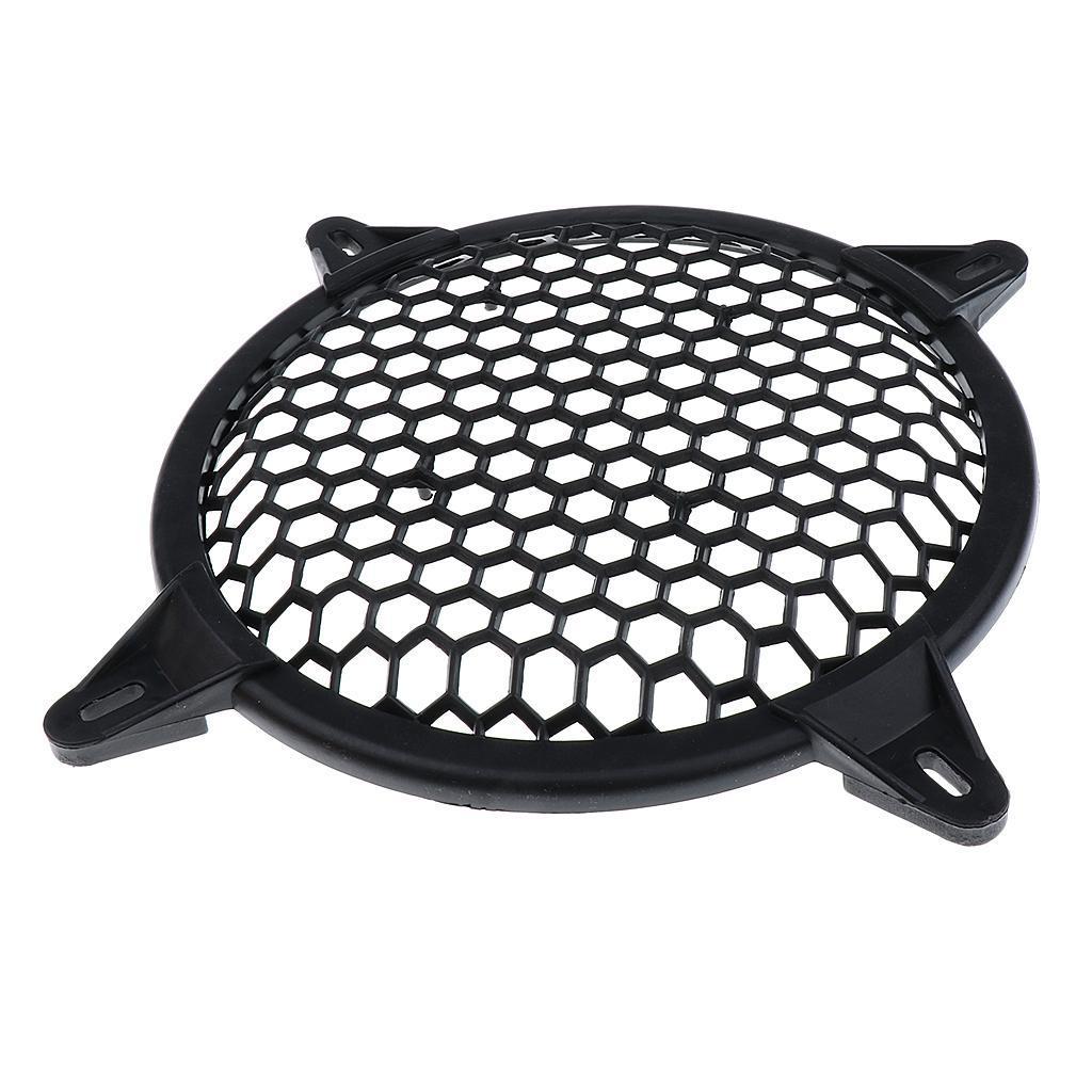 Car Audio Speaker Grill Cover Guard Plastic Protector Mesh Durable 10 Inch+6 inch