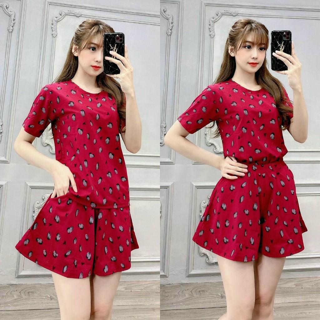 Bộ thun Cotton siêu xinh mặc nhà