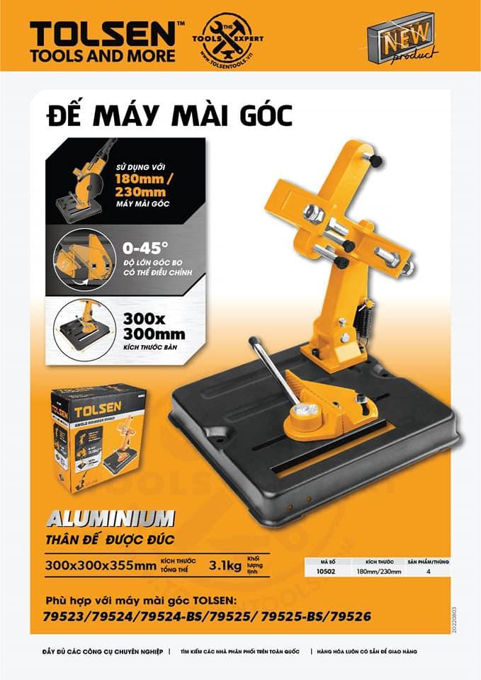 GIÁ ĐỠ MÁY MÀI GÓC TOLSEN 10502 - HÀNG CHÍNH HÃNG