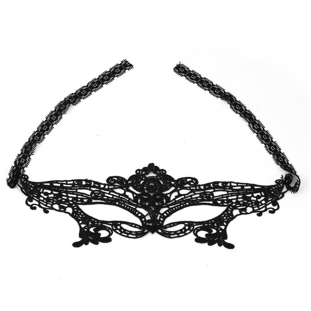 Mặt nạ hóa trang sự kiện bữa tiệc Halloween - Màu đen