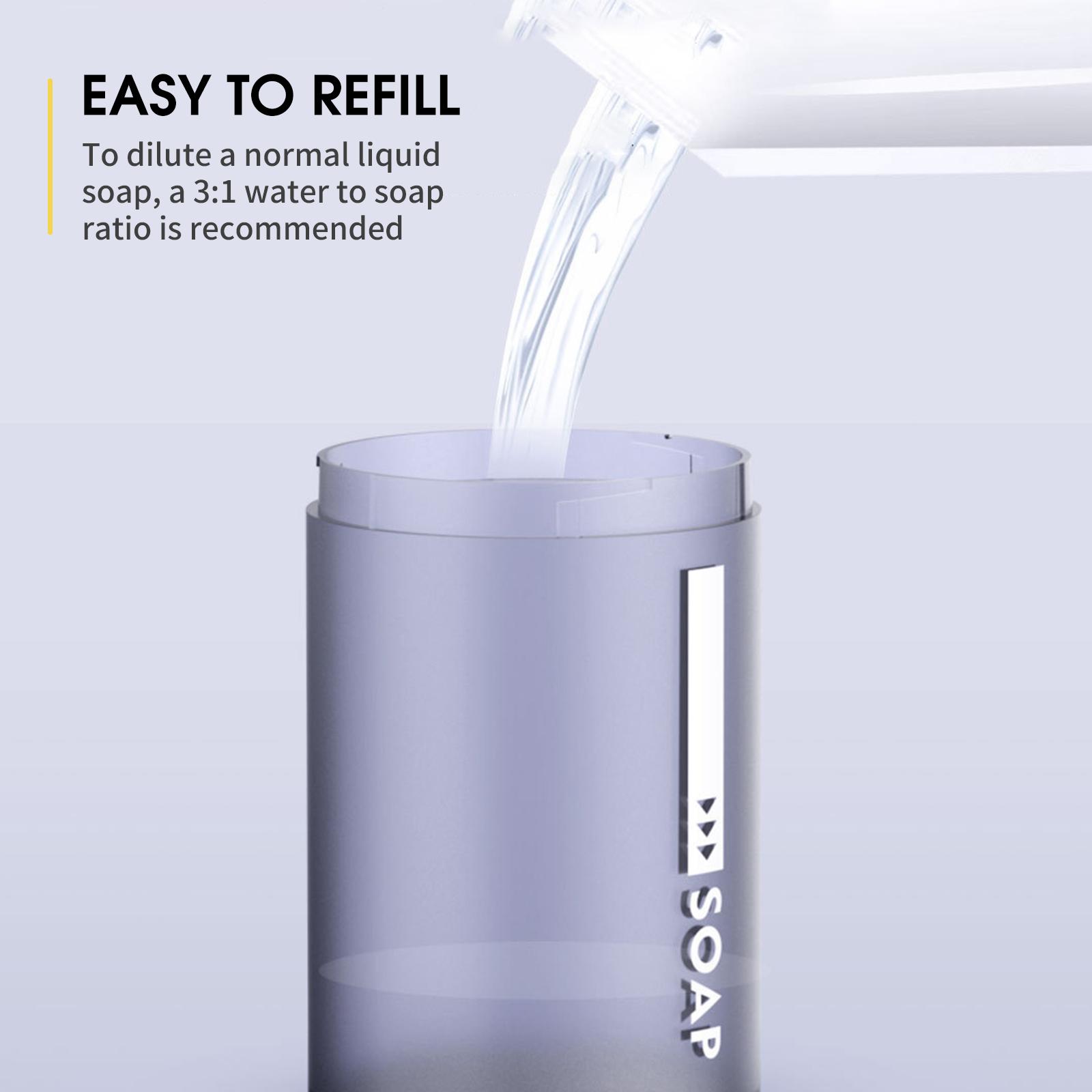 Máy Xịt Xà Phòng Tạo Bọt Tự Động 320Ml Với Màn Hình Nhiệt Không Cảm Ứng Không Cần Dùng Tay Hồng Ngoại D101