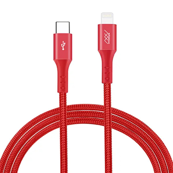 Cáp Innostyle Duraflex USB-C To L i g h t n in g Chuẩn MFi Dài 1.5M (ICL150) red  HÀNG CHÍNH HÃNG