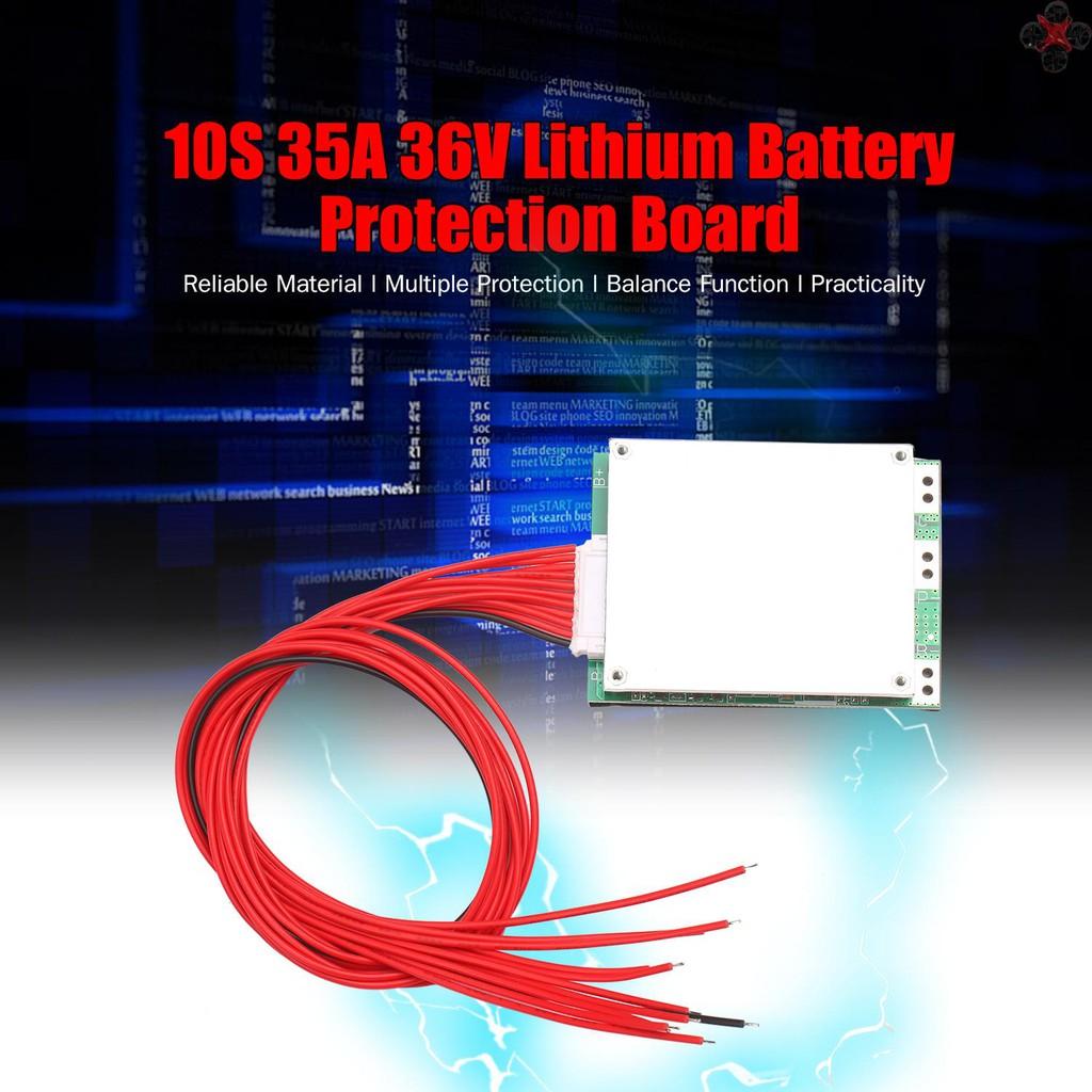 1 Bảng Mạch Bảo Vệ Pin Lithium 10s 35a 36v