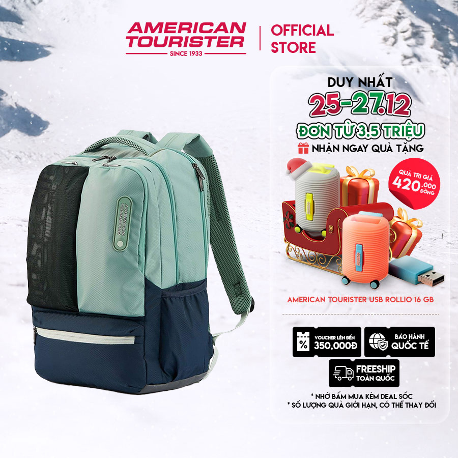 Balo American Tourister Hall Bts Backpack - Hedge Green