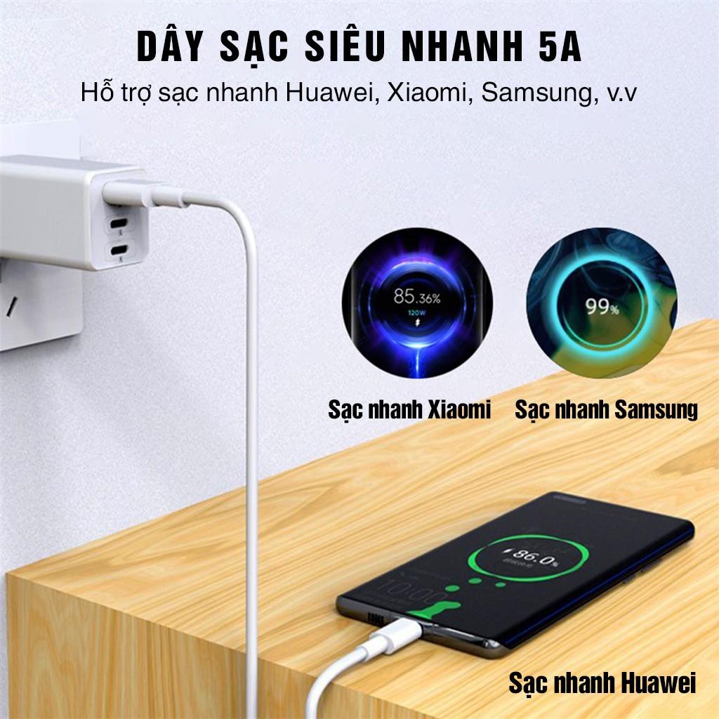 Dây cáp sạc nhanh Type-C 5V 3A USB MINPRO - Cáp sạc nhanh cho điện thoại