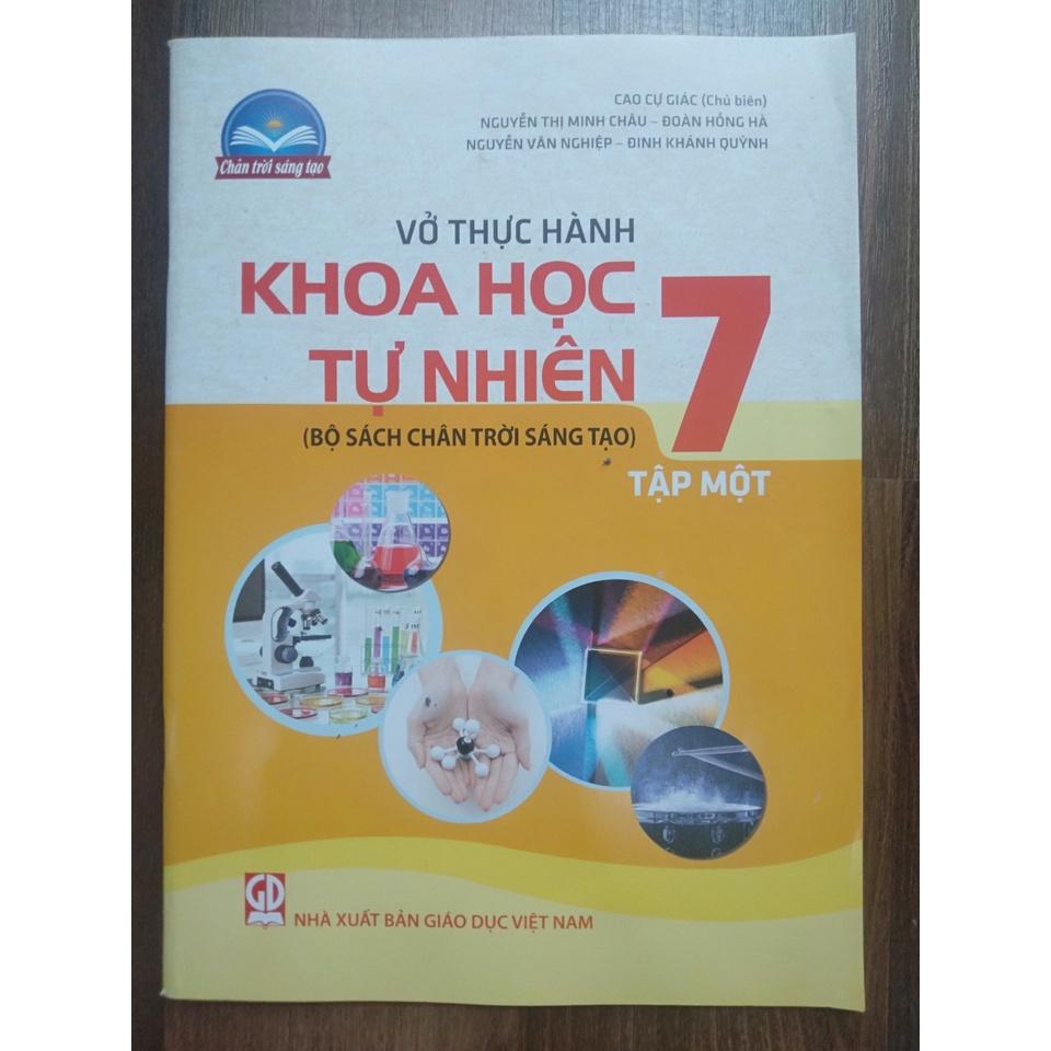 Sách - Combo Vở thực hành Khoa học tự nhiên 7 - Tập 1 + 2 (Bộ sách Chân trời sáng tạo)